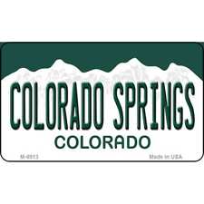 Colorado Springs Colorado Metal Novelty Magnet M-9913 picture