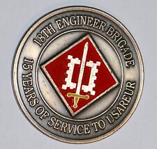 18th Engineer Brigade Challenge Coin Essayons 15 years of service to USAREUR picture