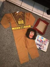 Vintage CAESAR Planet Of The Apes BEN COOPER Play Suit Halloween COSTUME Large picture