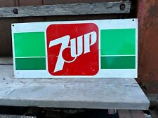 Original Vintage 7Up 7-Up SIGN Display Mancave Garage SODA POP Advertising Decor picture