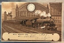 1908 S.M. Salke Railroad Postcard picture