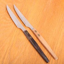 2 St Regis Knives Knife Wood Handle Riveted Japan Stainless picture