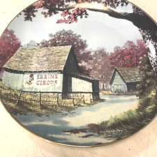 Norman Rockwell Plate When The Circus Came To Town-Rural Collection-Free Ship picture