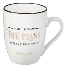 I Know The Plans Jeremiah 29:11 Ceramic Christian Coffee Mug for Women and Men picture