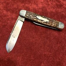 Vintage Knife H. Boker & Co.'s Improved Cutlery Knife c.1869-1914 Bone Handle picture