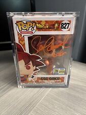 FUNKO POP Dragon Ball 2020 Official SDCC SSG Goku 827 Signed Sean Schmmel Minty picture