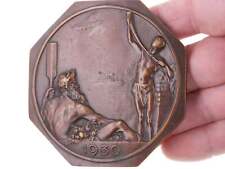Josuë Dupon (Belgian, 1864-1935) Art deco universal exposition Anvers 1930 medal picture