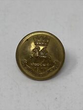 British Army Queens Royal Regiment West Surrey Button Pitt Backmark Vintage picture