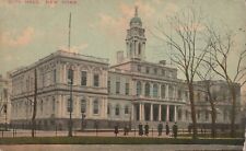 City Hall New York Building New York City  Divided Back Vintage Postcard picture