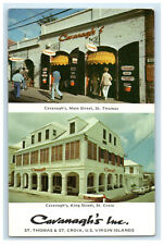 c1950 Cavanagh's Inc. Shop Store Main Street Virgin Islands Advertising Postcard picture