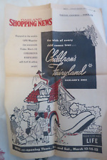 RARE OAKLAND CHIILDREN'S FAIRYLAND - OAKLAND SHOPPING PAPER-MARCH 1951 picture