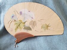 Stunning Bird Hand Fan 3D with added accents Signed?  picture