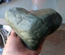 Green Heart Shaped Rock From California. R1#16i picture