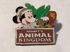 Disney's Animal Kingdom Mickey Mouse Watching a Lion Disney Pin 1139 RETIRED PIN picture