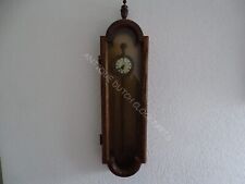 EXCEPTIONAL SAWTOOTH GRAVITY CLOCK IN ANTIQUE LOOK CASE picture