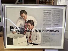 Vintage IBM Computers Framed Ad picture