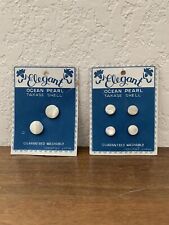 Elegant Ocean Pearl Takase shell buttons on original cards picture