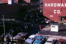 #DG- Vintage 35mm Slide Photo- City Street Scene- Cars - 1967 picture