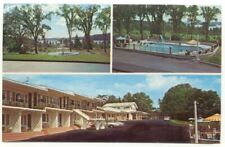 Bucksport ME Spring Fountain Motel Postcard ~ maine picture