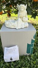 PartyLite Ariana Garden Fairy Angel Blowing Kiss Candle Holder Porcelain P7135 picture