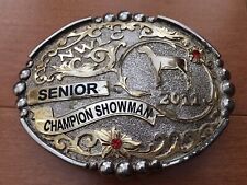 Vintage 2011 NWLC Senior Champion Showman Showtime Awards Trophy Belt Buckle picture