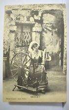 Lot o 3 Spinning Wheels Divided Back Postcards One Posted EX-NM picture