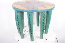 Colorful Nupe African Stool 21.5