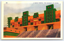 Chicago IL-Illinois, 1933 Chicago World's Fair, A Maya Temple Building, Postcard picture