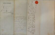 Land Contract between Ed Randolph and Wm. Limggett Wayne County NY 1870 picture
