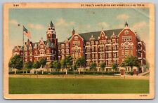 Postcard D 47, St. Paul's Sanitarium and Annex, Dallas, Texas, Posted Dec. 1942 picture