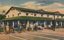 Postcard FL Sebring Shuffleboard at Recreation Center Linen Vintage PC e6575 picture