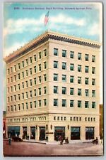 EXCHANGE NATIONAL BANK COLORADO SPRINGS CO POSTCARD PC c.1909 picture