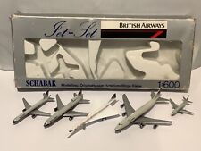 Schabak 910  1:600 5 aircraft set British Airways- Concorde 747 Tristar - Landor picture