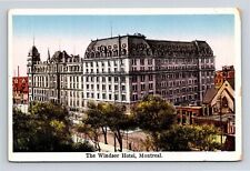 Windsor Hotel Montreal Canada WB Postcard UNP VTG Unused Vintage picture