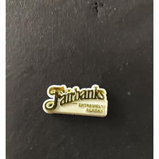 Fairbanks Extremely Alaska Plastic Hat Lapel Pinback Pin picture