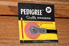 Vintage NOS Pedigree Wheel Eraser Round With Brush Factory Sealed Tennessee picture