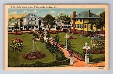 Wildwood-by-the-Sea NJ-New Jersey, Holly Beach Park, Antique Vintage Postcard picture