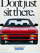 Honda Prelude Si Vintage 1988 Don't Just it There Original Print Ad 8.5 x 11