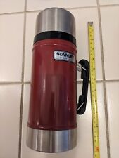 Vintage Stanley Metal Thermos Cup Built for Life Since 1913 Red picture