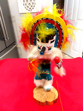 Handmade Navajo Rainbow Kachina signed by F Charley 1977 picture