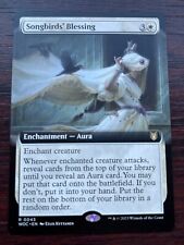 1x BORDERLESS SONGBIRDS' BLESSING- Commander - MTG - Magic the Gathering picture