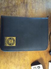Vintage Mazda House Of Mercury Promotional Leather Zipper Binder Office Supplies picture