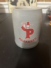 Vintage Parkbrau Stoneware Beer Stein Mug German 0.5 L picture