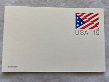 American Flag, USA 19 cents Vintage Postcard picture