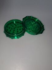 2pc Extra Large 3 inch Plastic Tobacco & Herb Grinder Green 100mm XL Acrylic picture