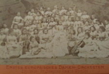 First European Women's Orchestra Musicians Harmsen Wien Austria CDV Photo  picture