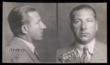 Frank Costello 1935 Mafia Gangster Original NYC Police Mugshot Photo **RARE** picture
