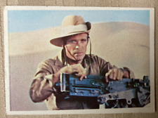 Vintage 1966 Topps Rat Patrol Card #20 Sgt. Troy Standing Over Gun picture