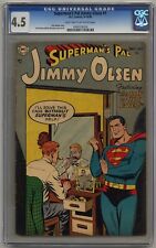 JIMMY OLSEN #1 CGC 4.5 LT TAN TO OFF-WHITE PAGES DC COMICS 1954 picture