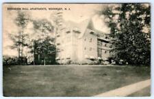 1935 WOODBURY NEW JERSEY NJ EVERGREEN HALL APARTMENTS VINTAGE POSTCARD picture